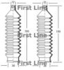 FIRST LINE FSG3013 Bellow, steering